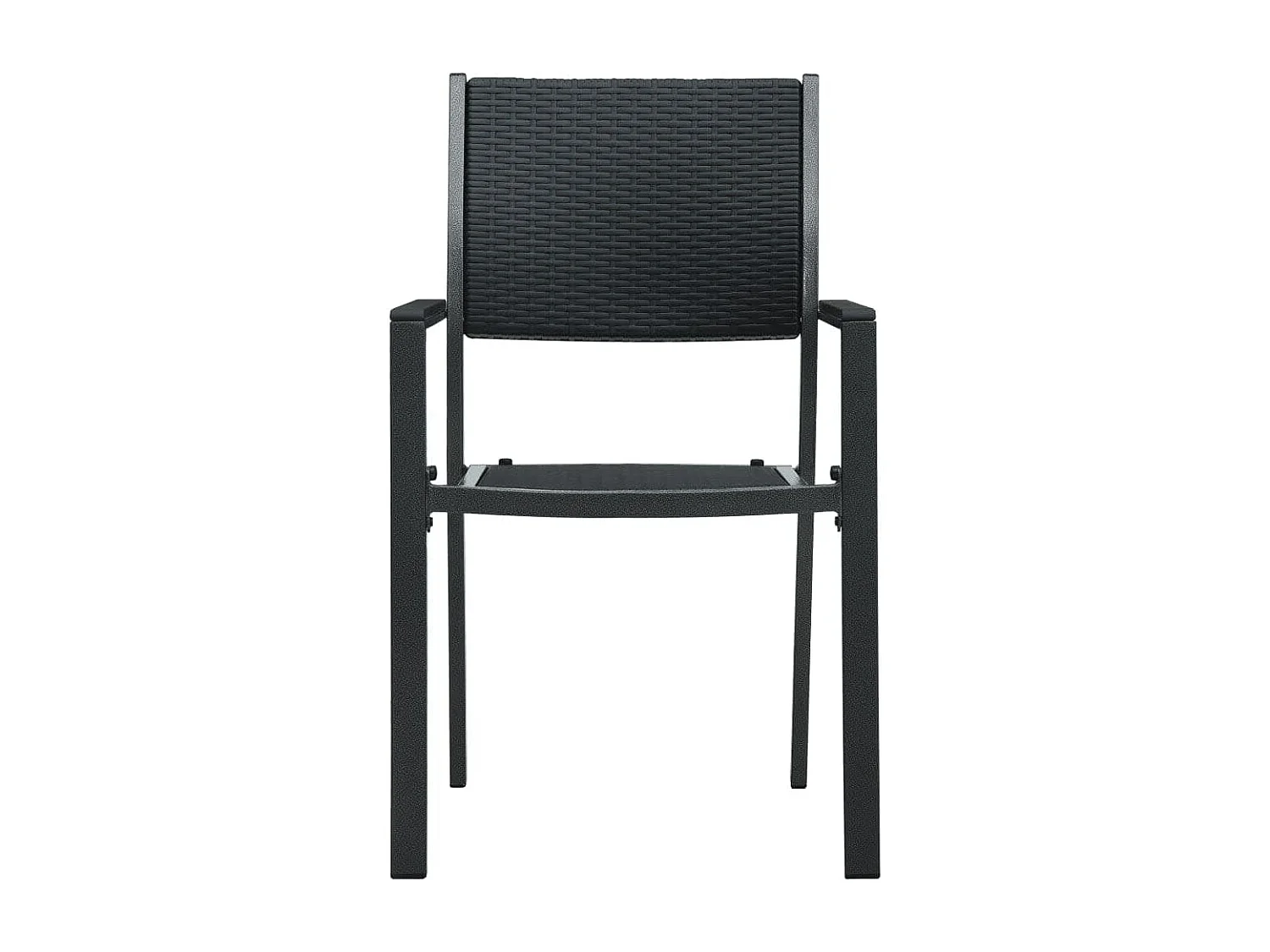 Ensemble de salle à manger de jardin 3 pcs Noir BE22821