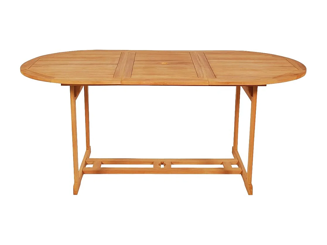 Ensemble de salle à manger de jardin 9 pcs Bois de teck massif GFDF97538