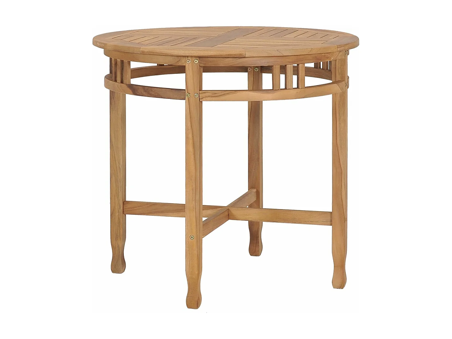 3-delige Tuinset met kussens massief teakhout NL146332