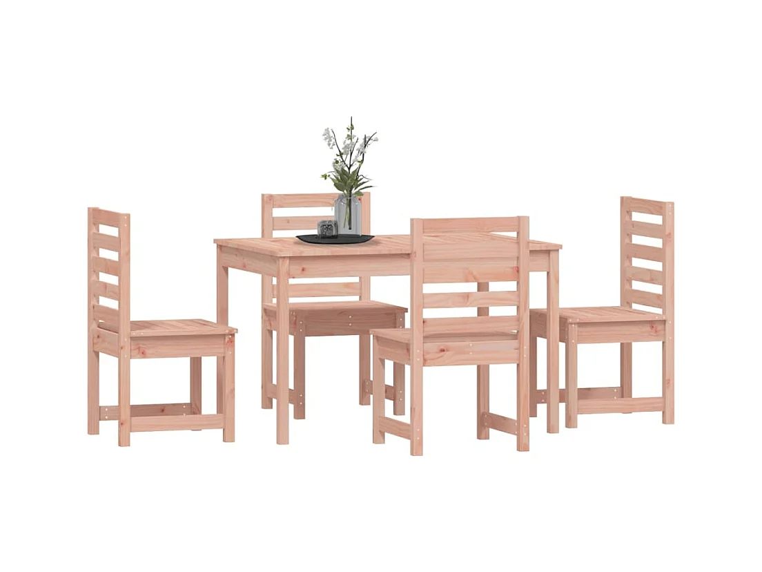 5-tlg. Garten-Essgruppe,Gartensitzgruppe Massivholz Douglasie -gkd90632