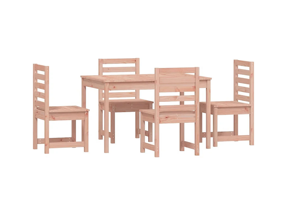 5-tlg. Garten-Essgruppe,Gartensitzgruppe Massivholz Douglasie -gkd90632