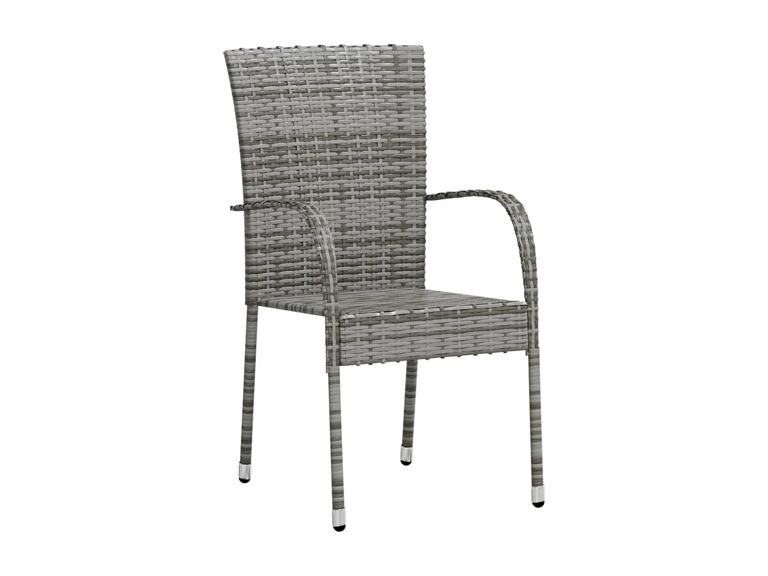 Ensemble de salle à manger de jardin 3 pcs Résine tressée Gris BE56363