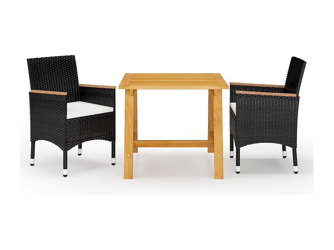 3-delige Tuinset zwart NL900645