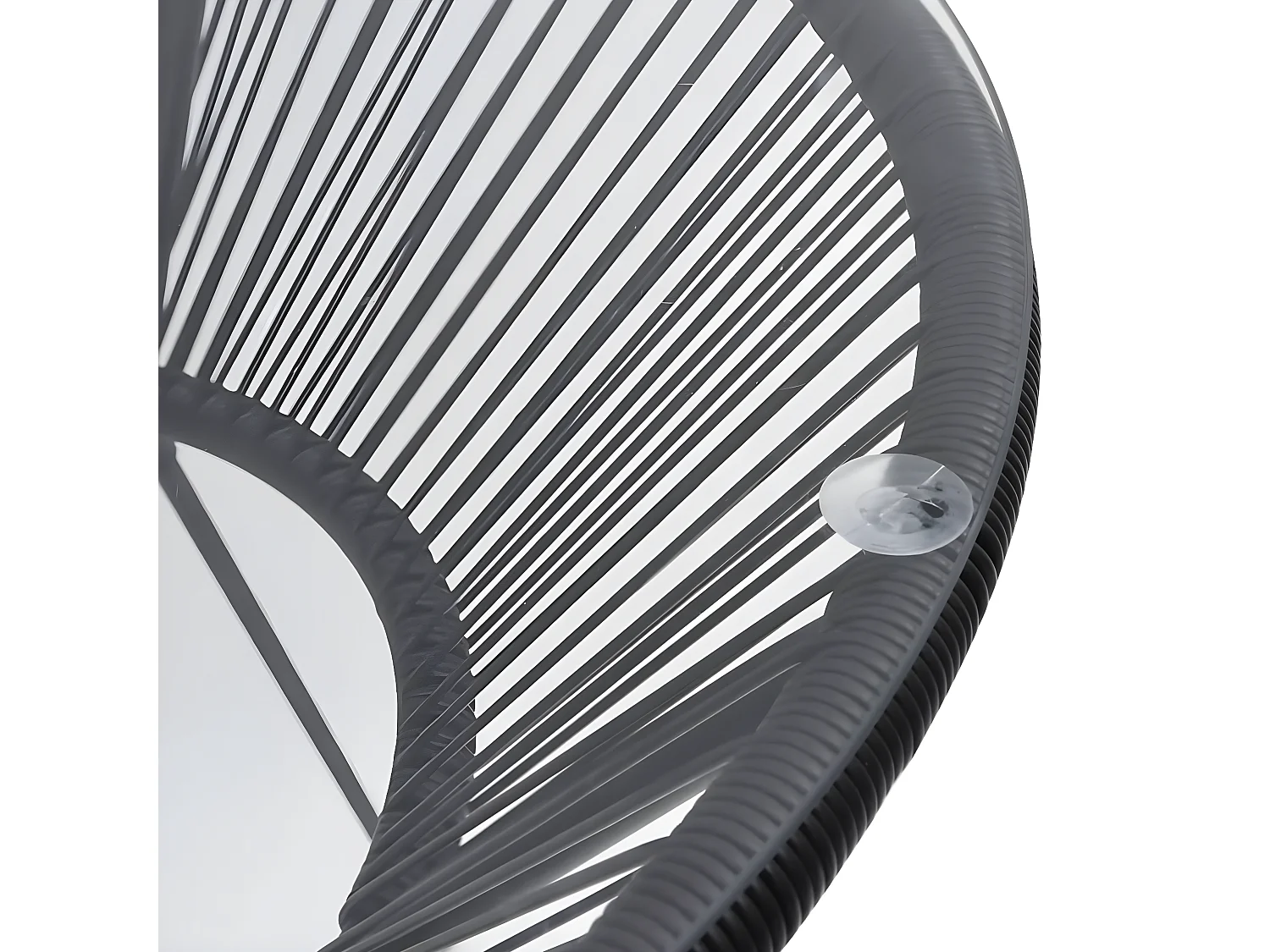 5-tlg. Garten-Essgruppe,Gartensitzgruppe PVC Rattan Schwarz -gkd83549