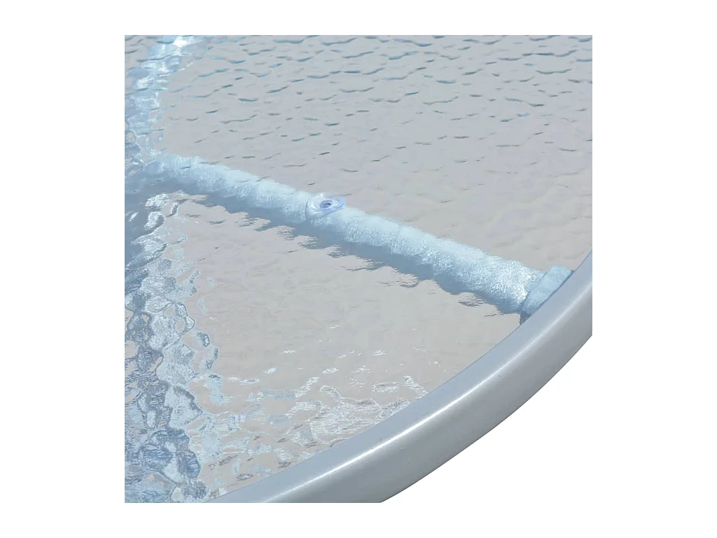 Comedor de jardín 5 piezas de acero negro YOE62693