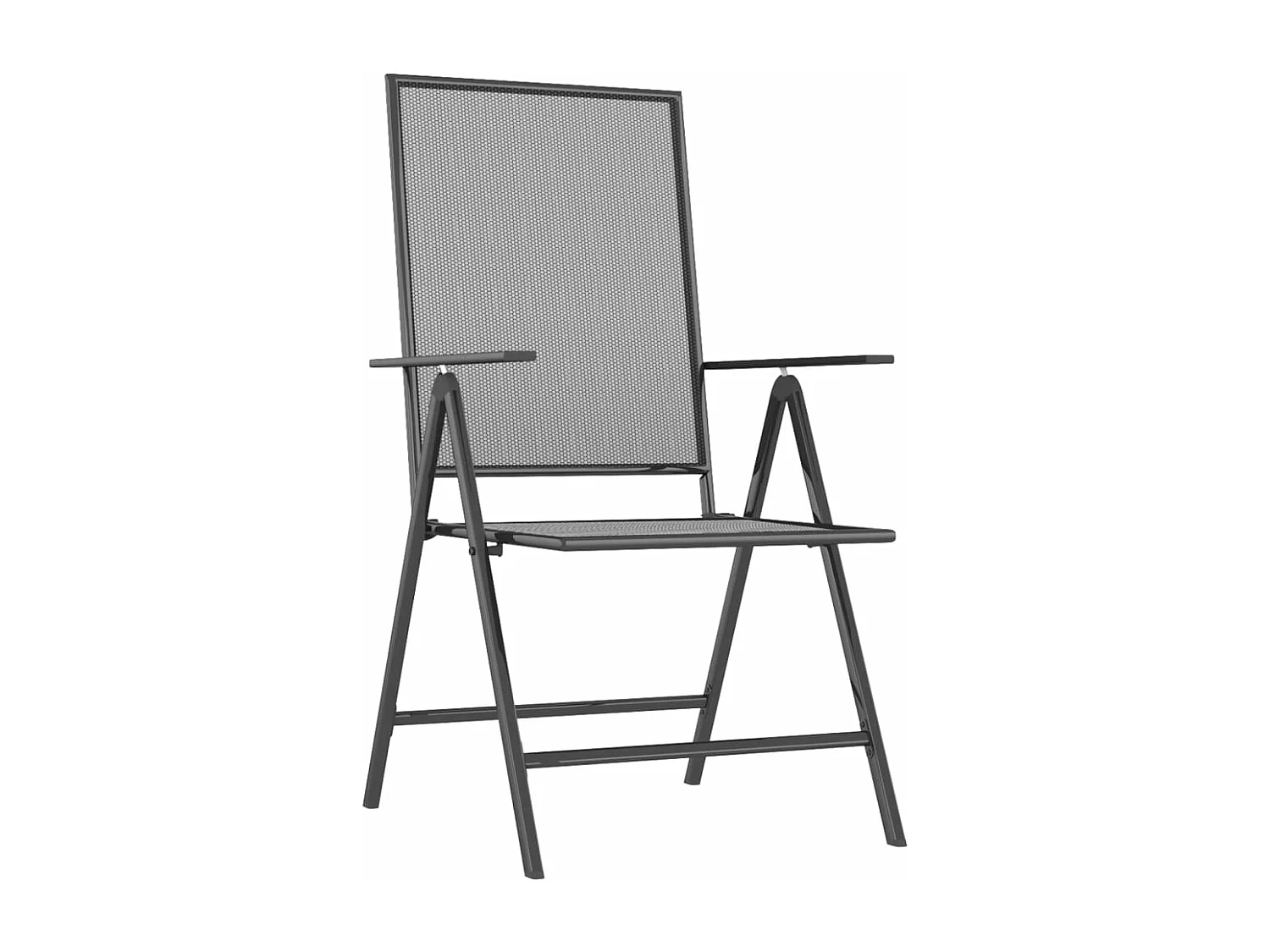 Ensemble à manger de jardin 5 pcs anthracite acier BE80261