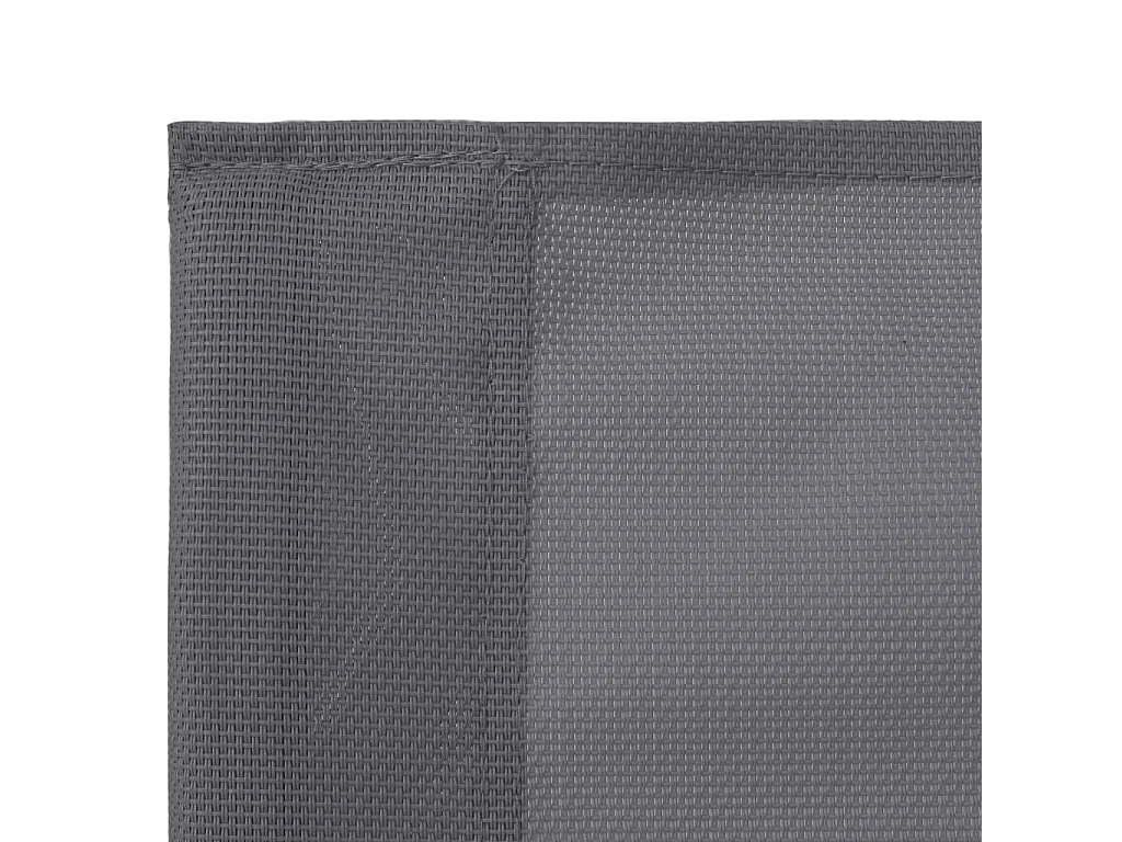 Salon de jardin 4 pcs Tissu et acier Gris BE23560