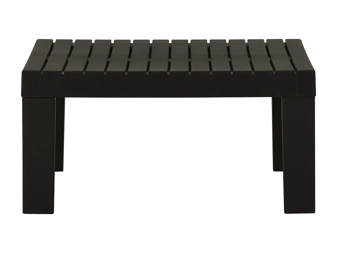 2-delige Loungeset met kussens kunststof grijs NL95962