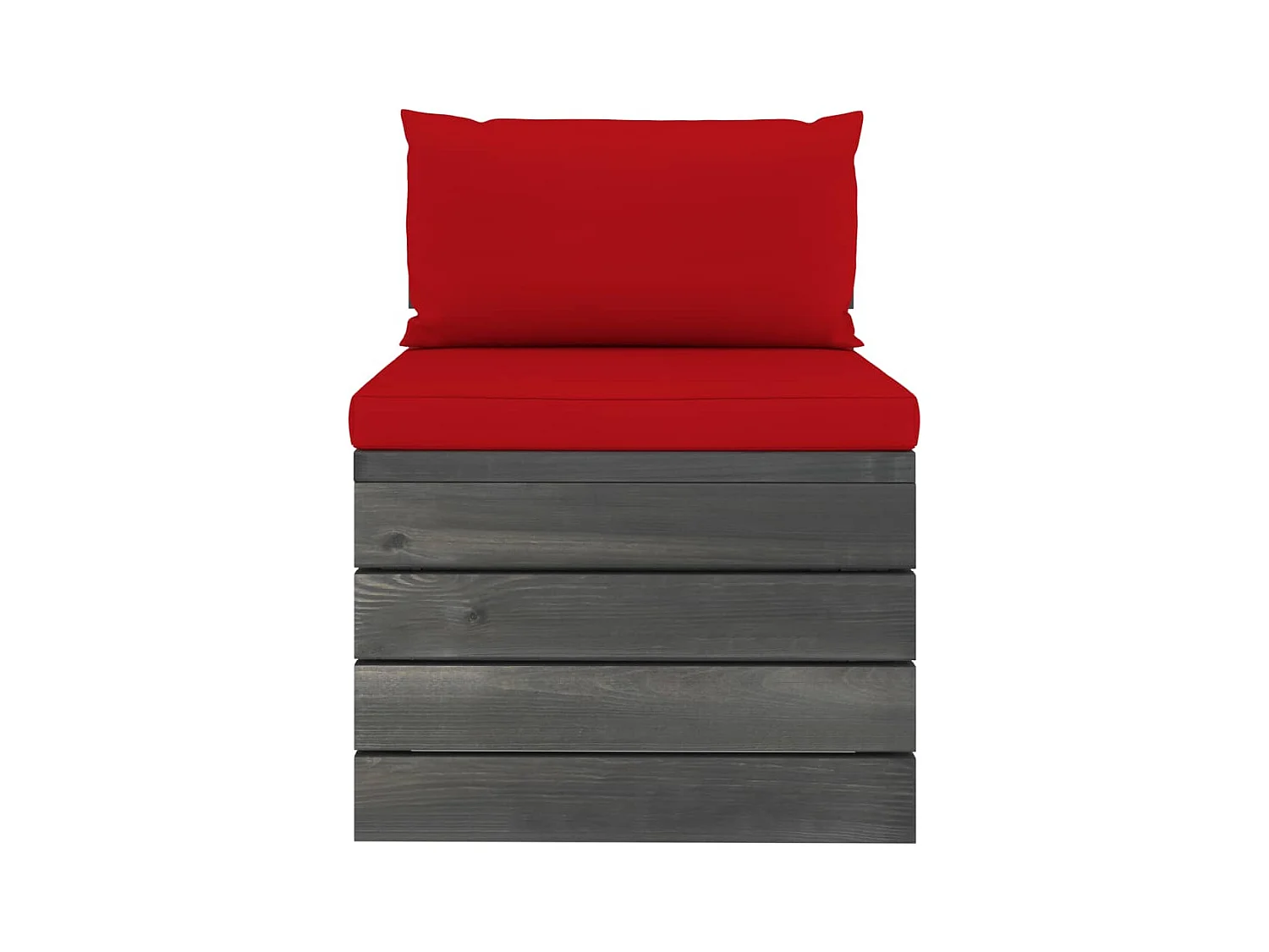 2-tlg. Garten-Sofagarnitur,Gartenmöbel-Set aus Paletten mit Kissen Kiefernholz -gkd224387