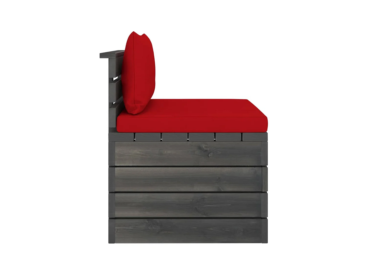 2-tlg. Garten-Sofagarnitur,Gartenmöbel-Set aus Paletten mit Kissen Kiefernholz -gkd224387