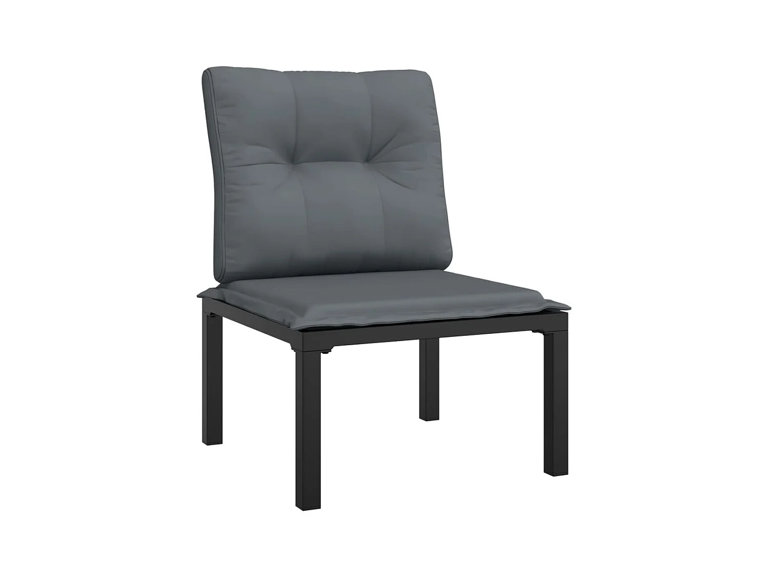 8-tlg. Garten-Sitzgruppe: Sofa + Tisch | Garten-Lounge-Set Schwarz und Grau Poly Rattan -GKD904418