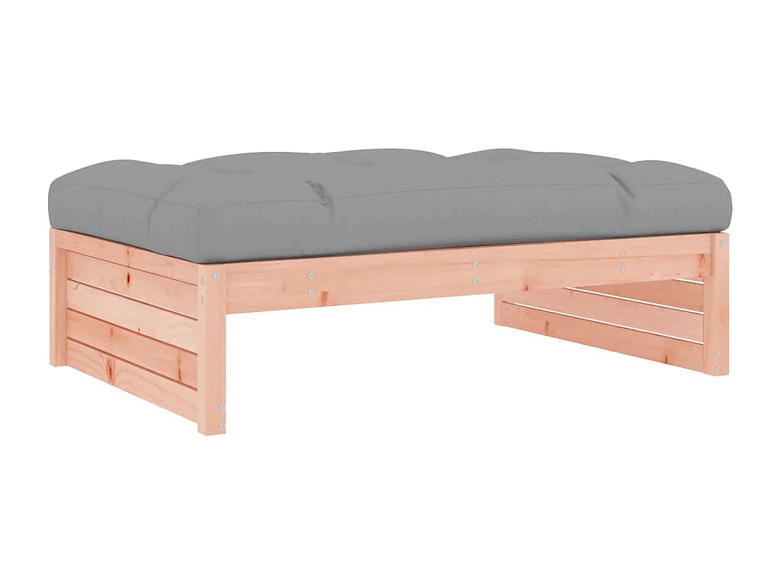 Salon de jardin 2 pcs avec coussins bois massif douglas BE43266
