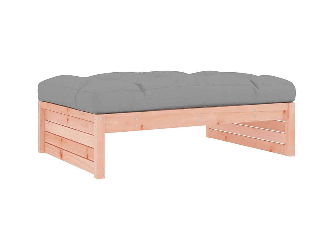 Salon de jardin 2 pcs avec coussins bois massif douglas BE43266