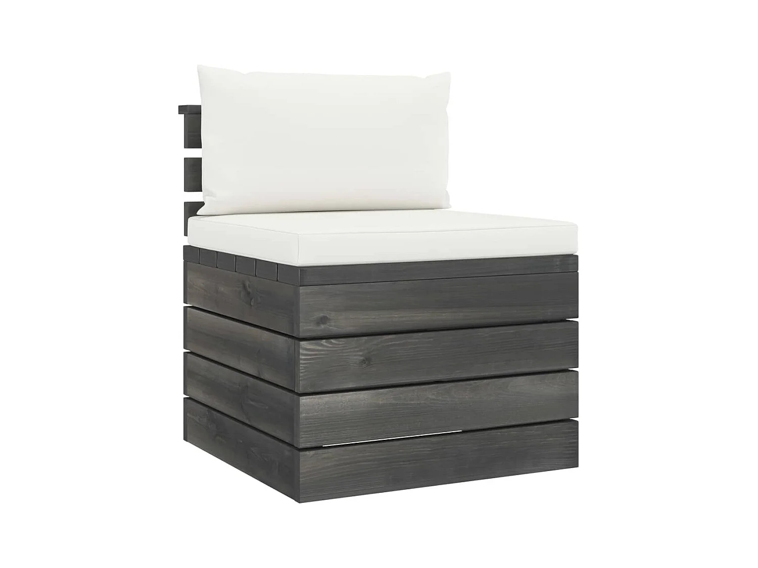 2-delige Loungeset met kussens pallet massief grenenhout NL47978