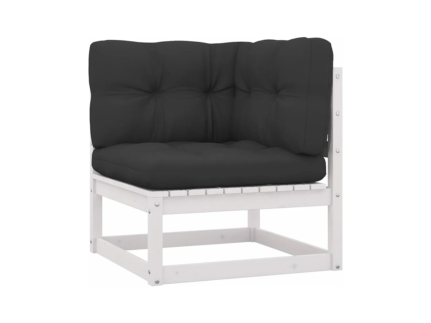 4-tlg. Garten-Sitzgruppe | Garten-Lounge-Set mit Kissen Kiefer Massivholz -GKD986910