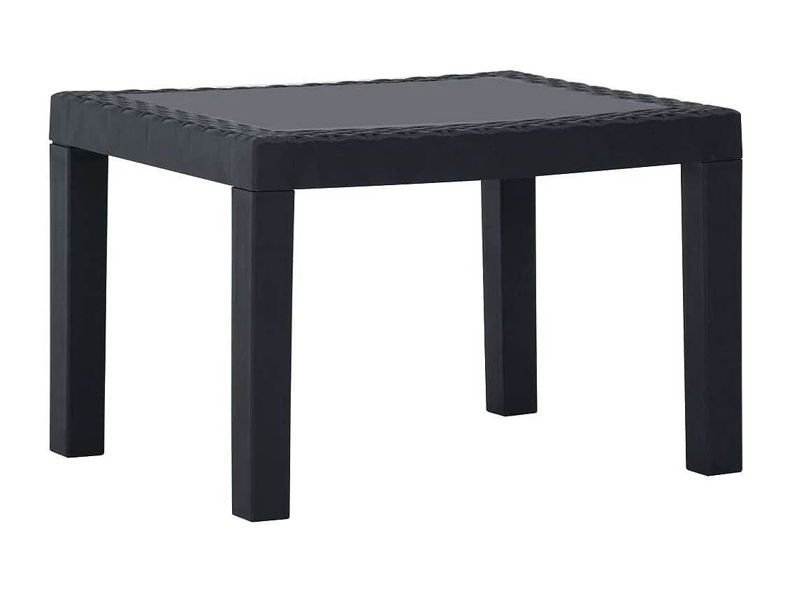 Salon de jardin 3 pcs avec coussins Plastique Gris BE54660