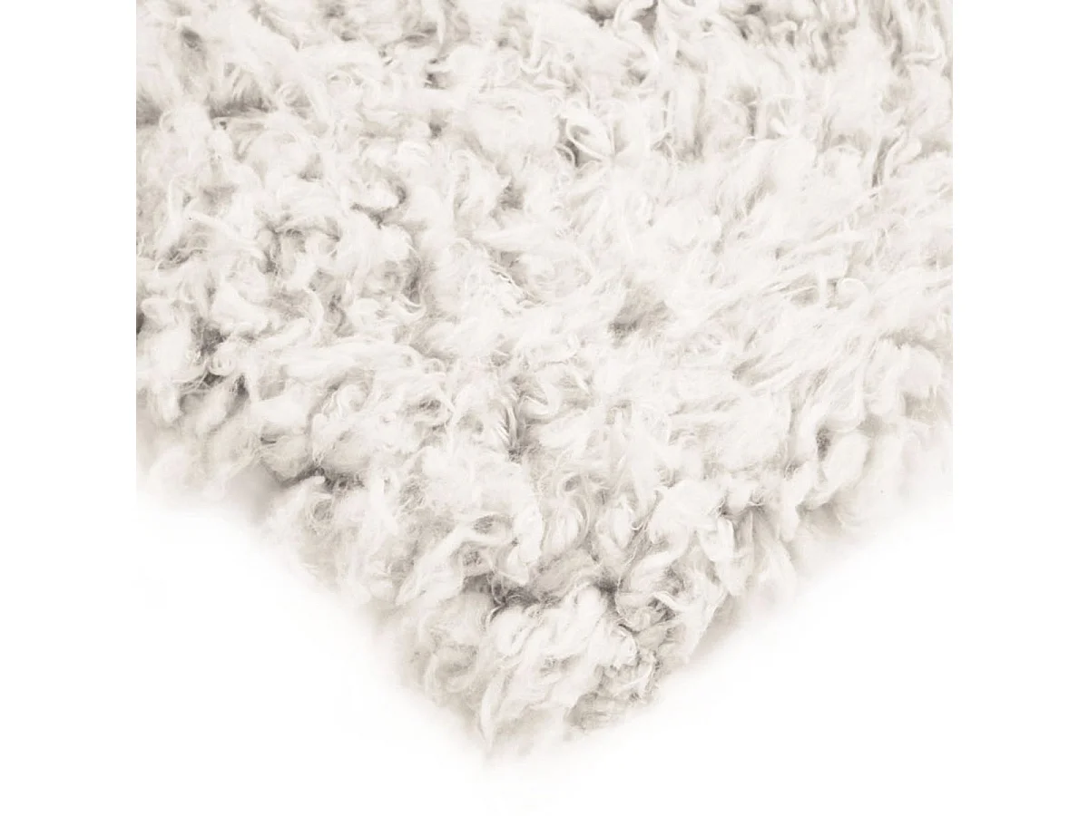 AUTHENTIK - Tapis tout doux fausse fourrure blanc 120x170