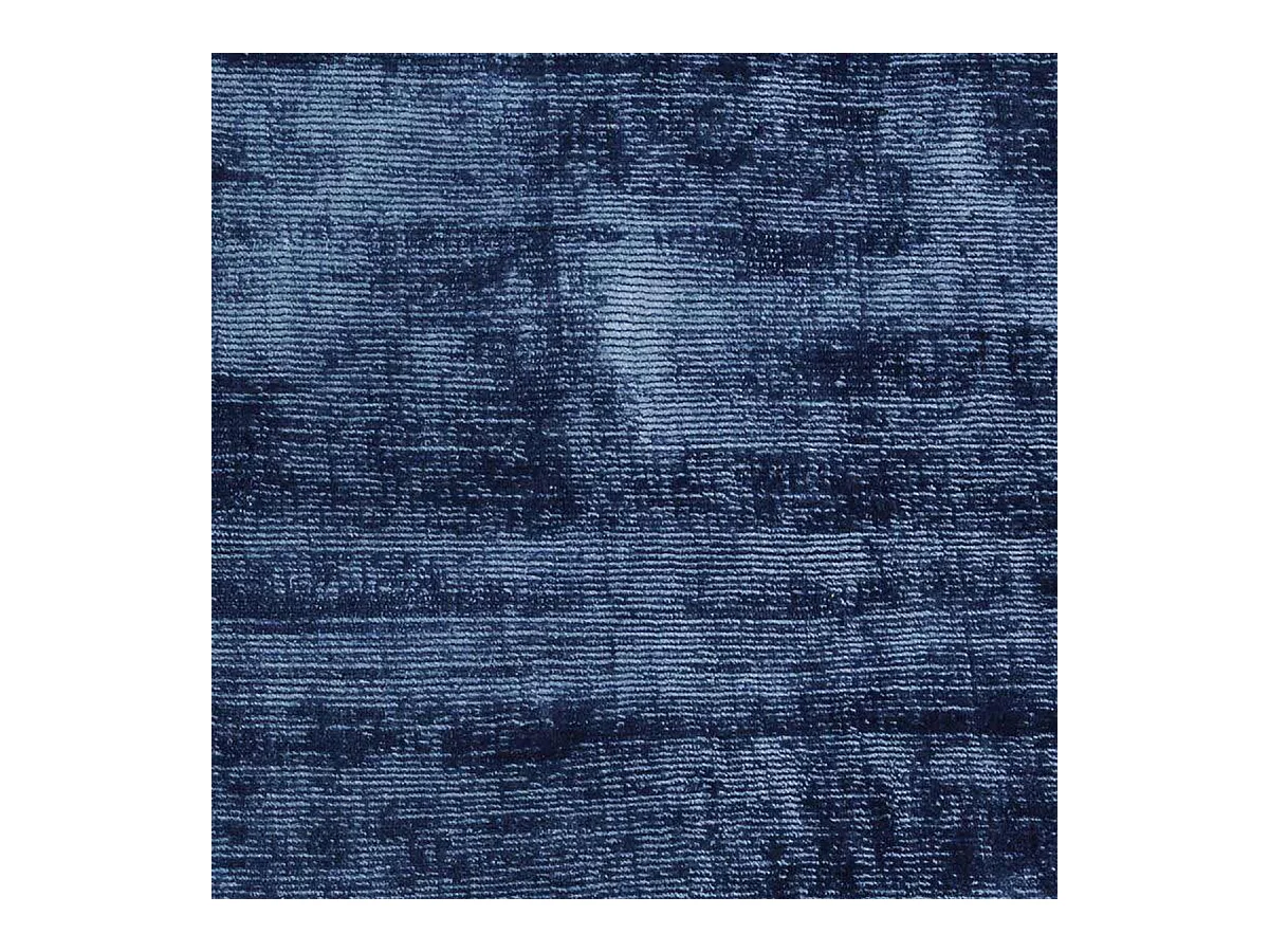 LUXURY - Tapis en viscose effet soyeux bleu foncé 120x170