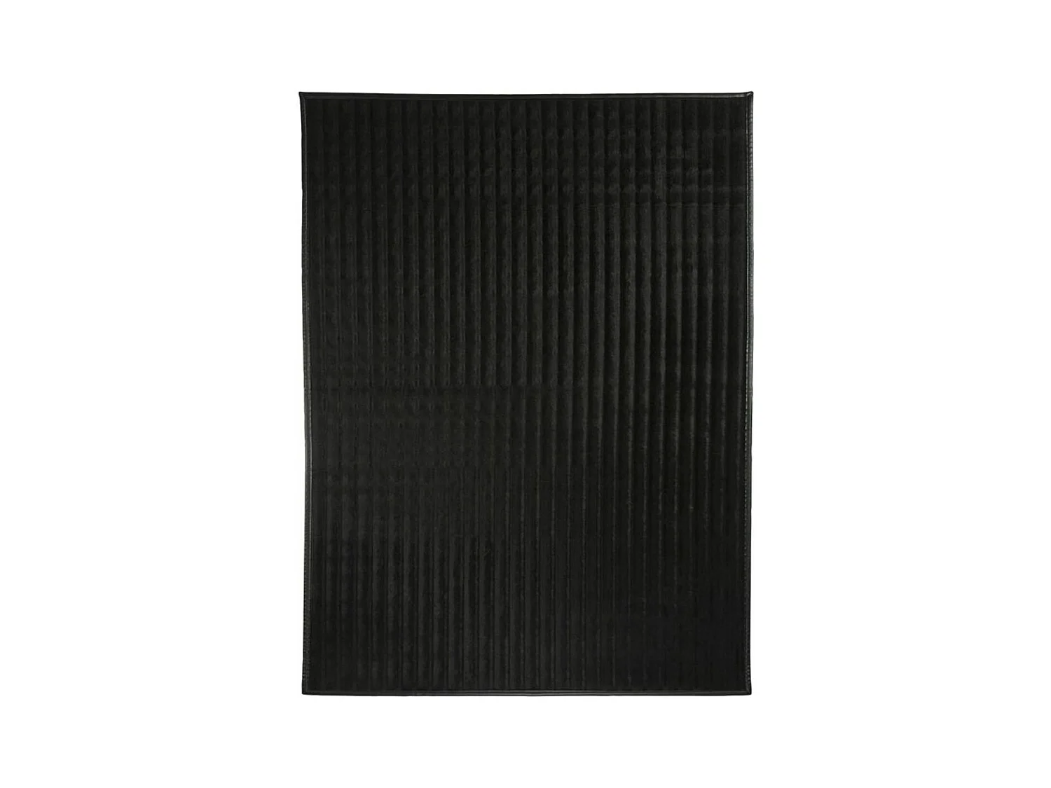 FLOCK - Tapis noir 140x190