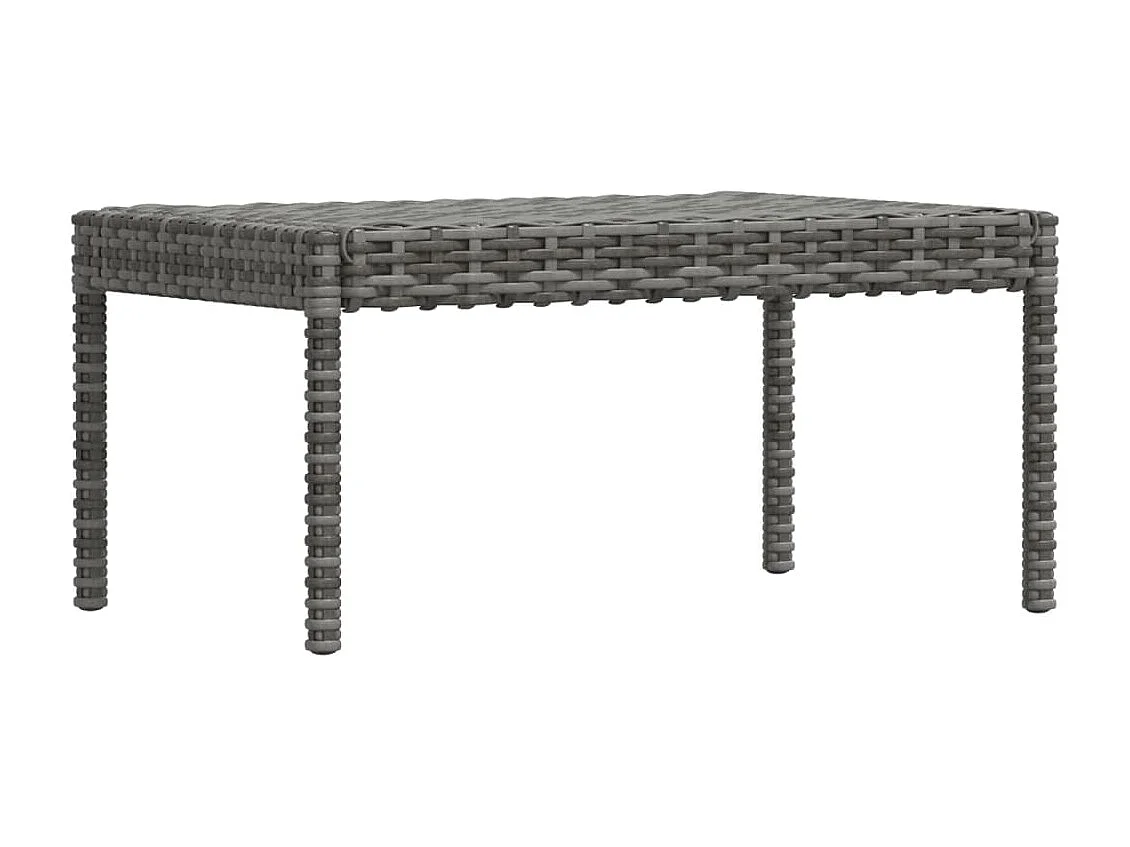 6-delige Loungeset met kussens poly rattan grijs NL39209