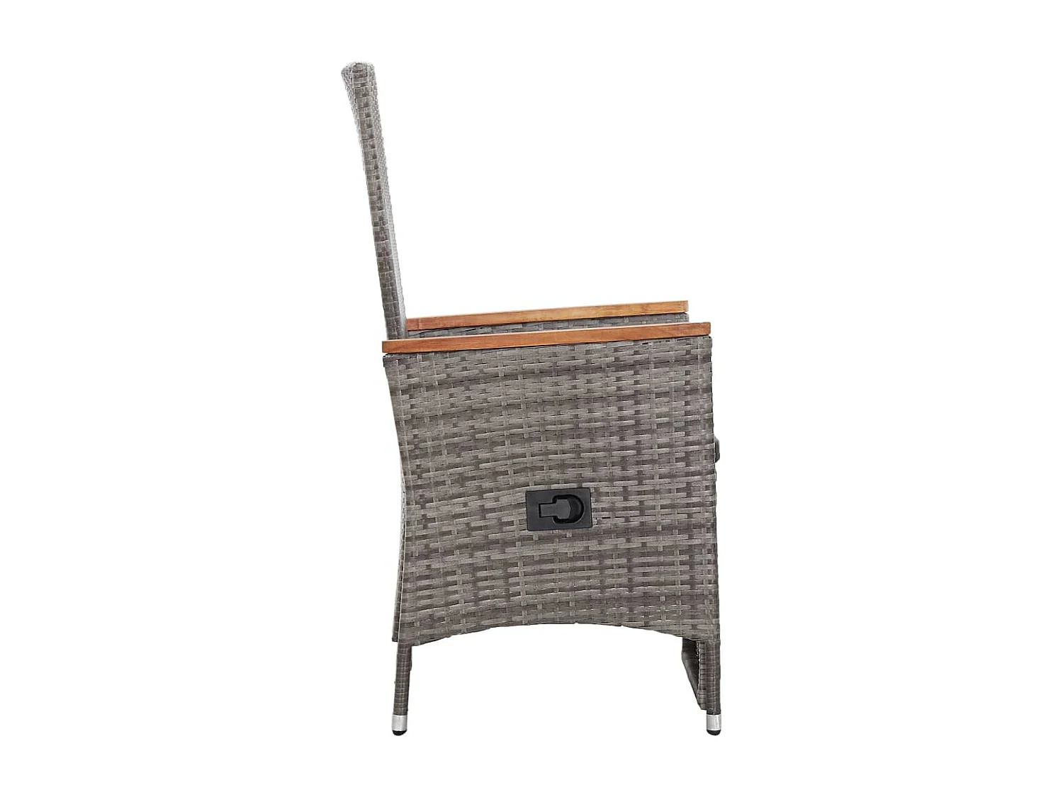 Salon de jardin 3 pcs avec coussins Résine tressée Gris BE45243