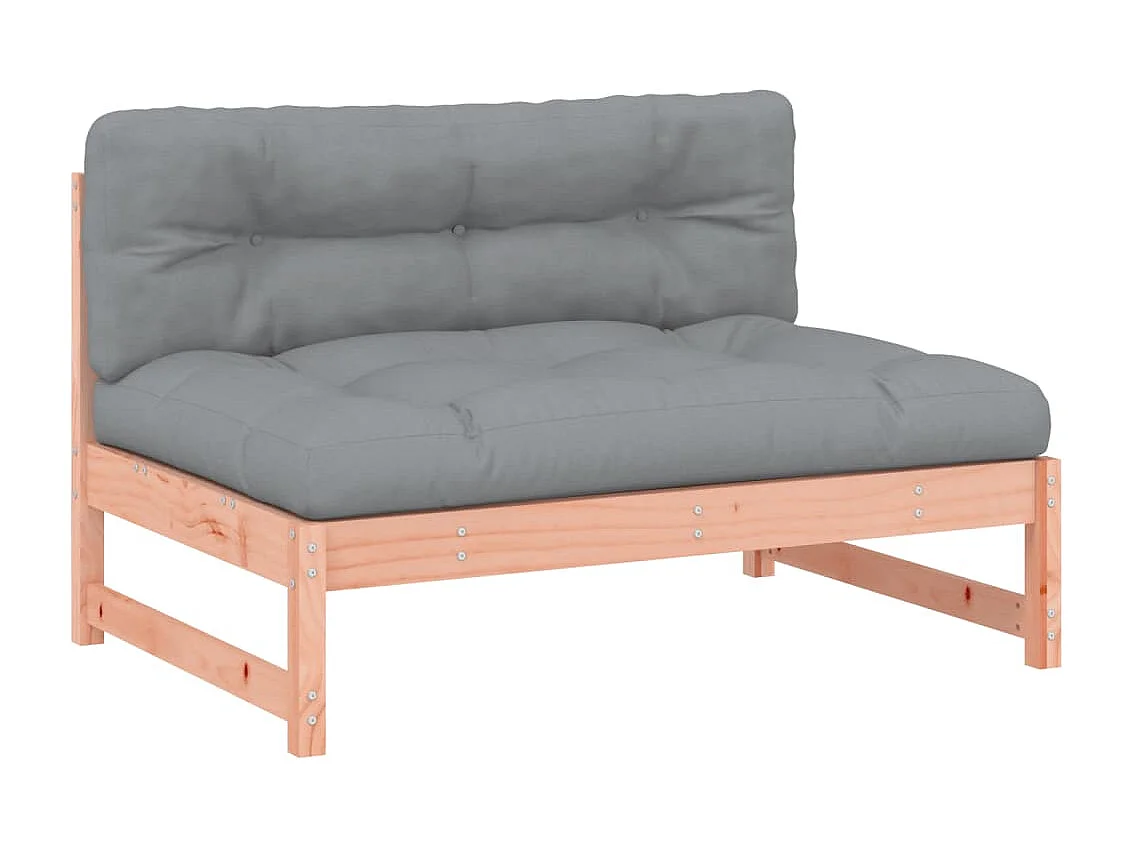 Salon de jardin 2 pcs avec coussins bois massif douglas BE56739