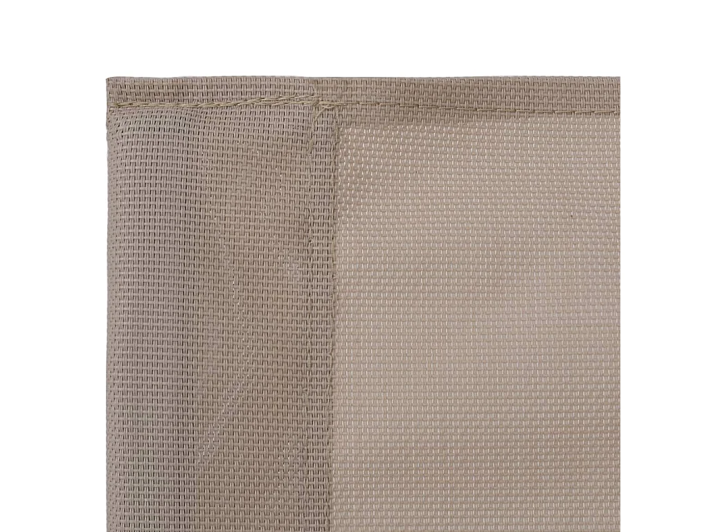 4-tlg. Garten-Sitzgruppe: Sofa + Tisch | Garten-Lounge-Set Stoff und Stahl Taupe -GKD853453