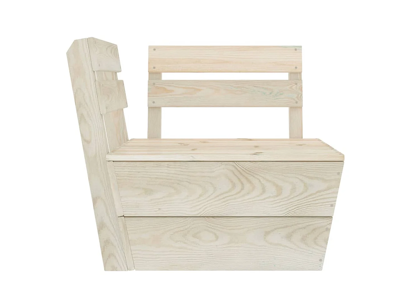 Salon de jardin palette 6 pcs Bois d'épicéa imprégné BE68050