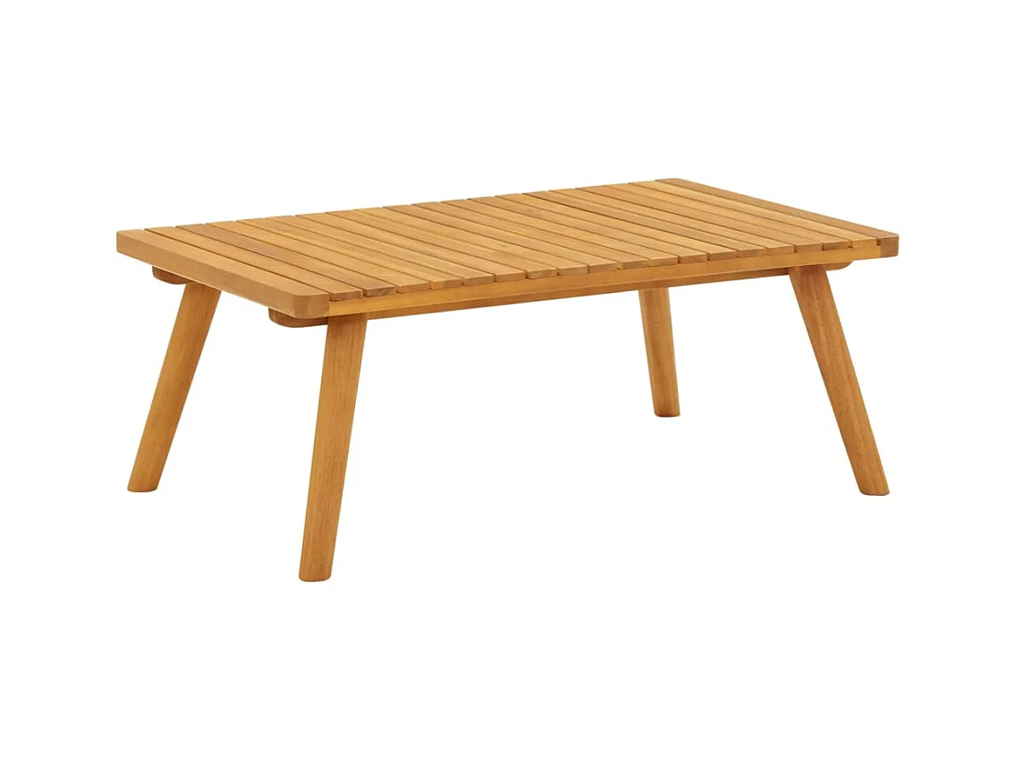 4-delige Loungeset met kussens massief acaciahout NL99957