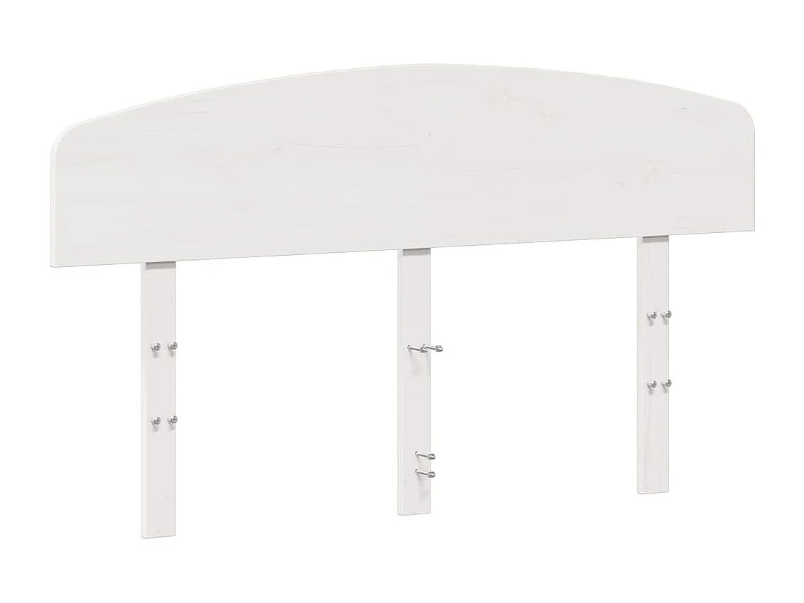 Tête de lit blanc 150 cm bois massif de pin QED26175