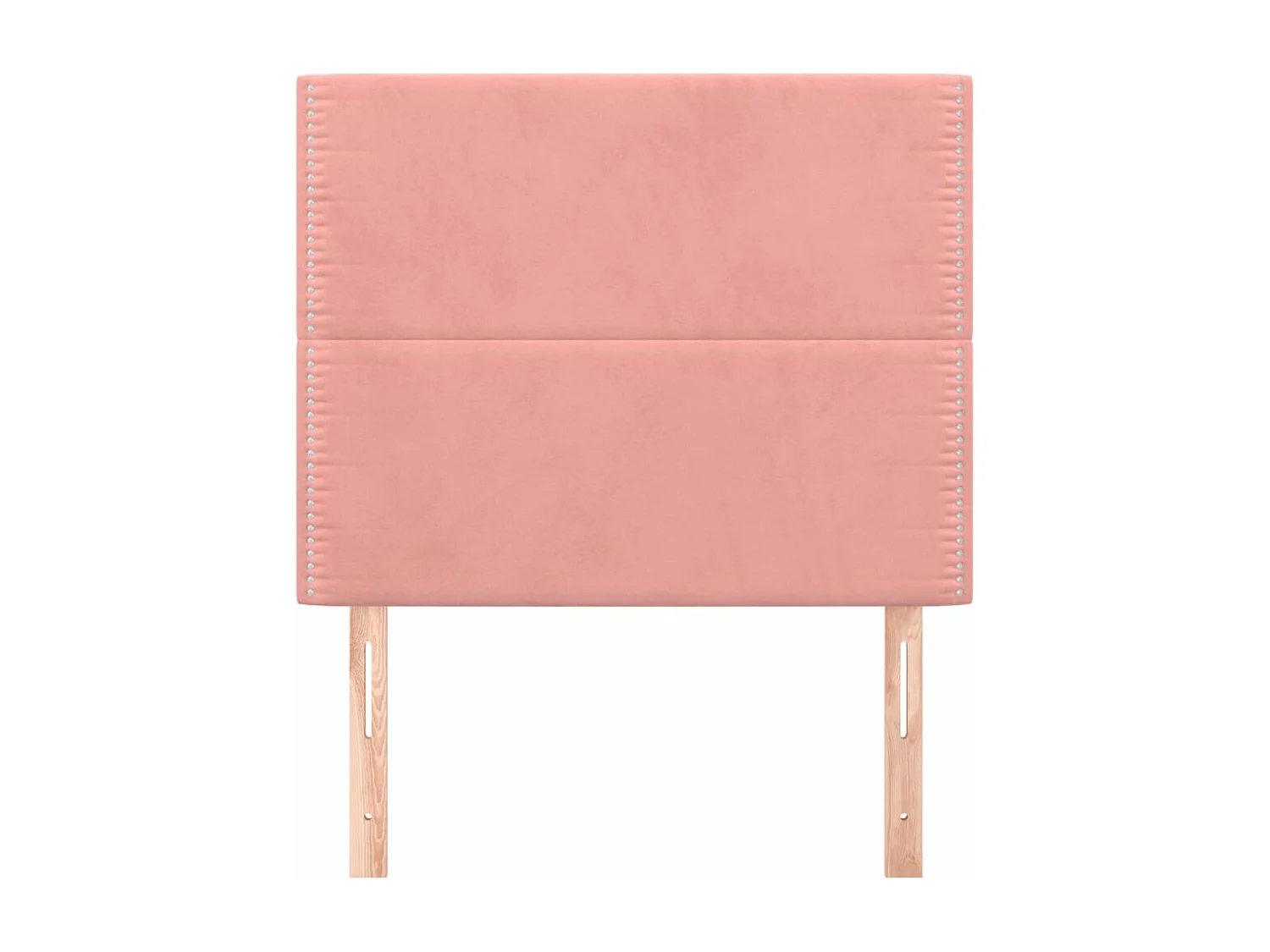 Têtes de lit 2 pcs Rose 80x5x78/88 cm Velours QED67686