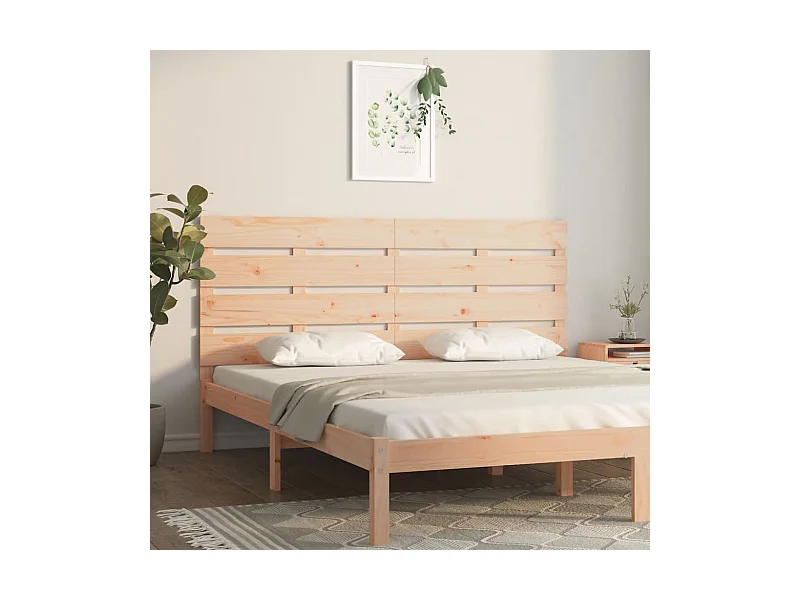 Tête de lit 150x3x80 cm Bois massif de pin QED17477