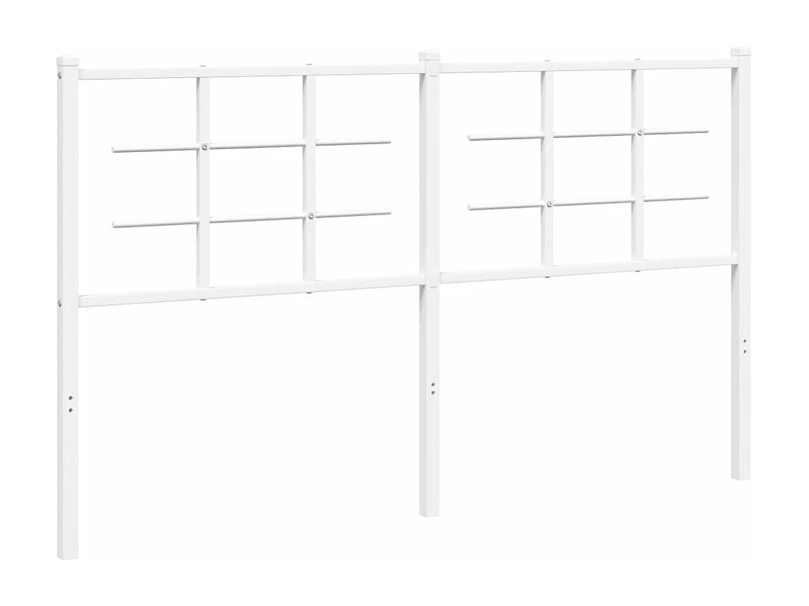 Hoofdbord 150 cm metaal wit NL269456