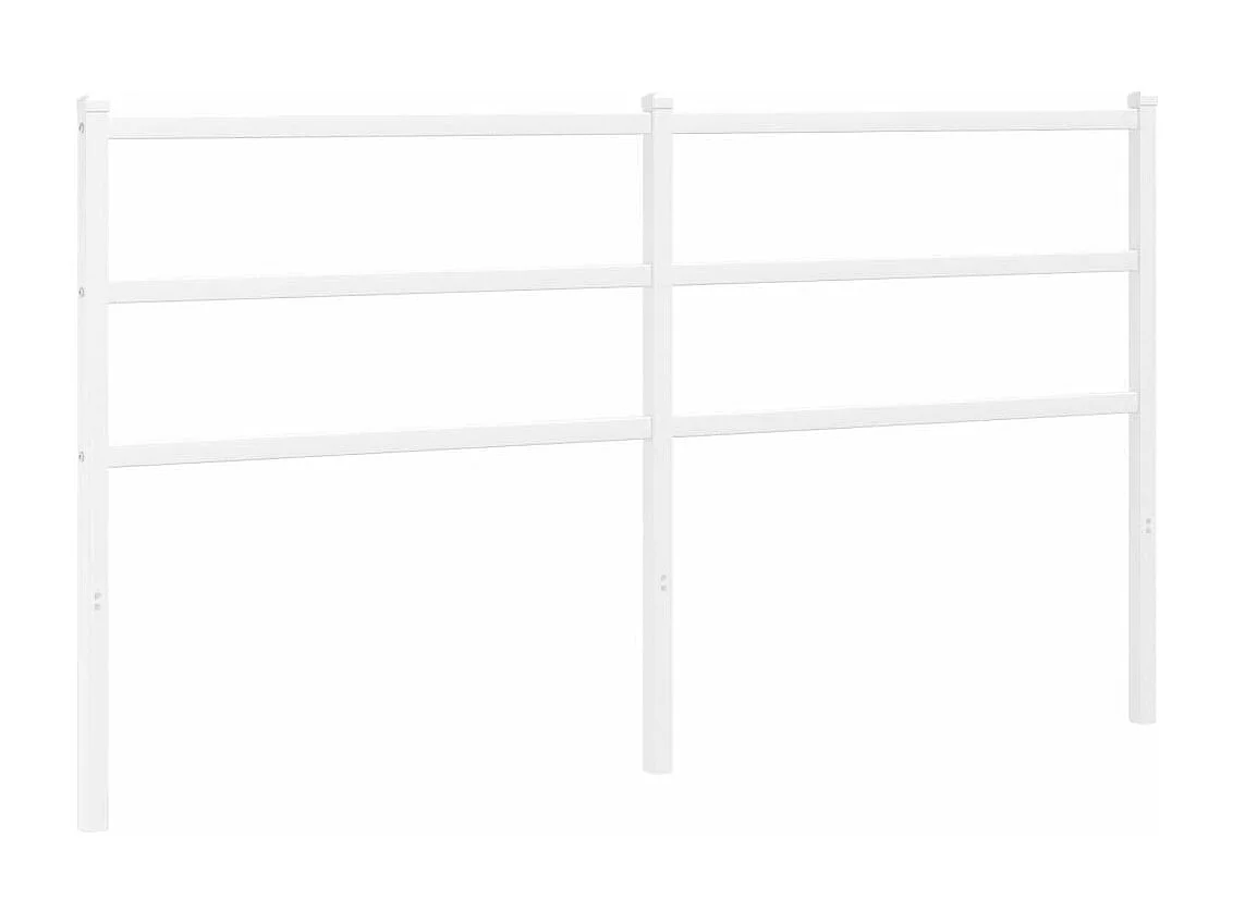 Hoofdbord 150 cm metaal wit NL199706