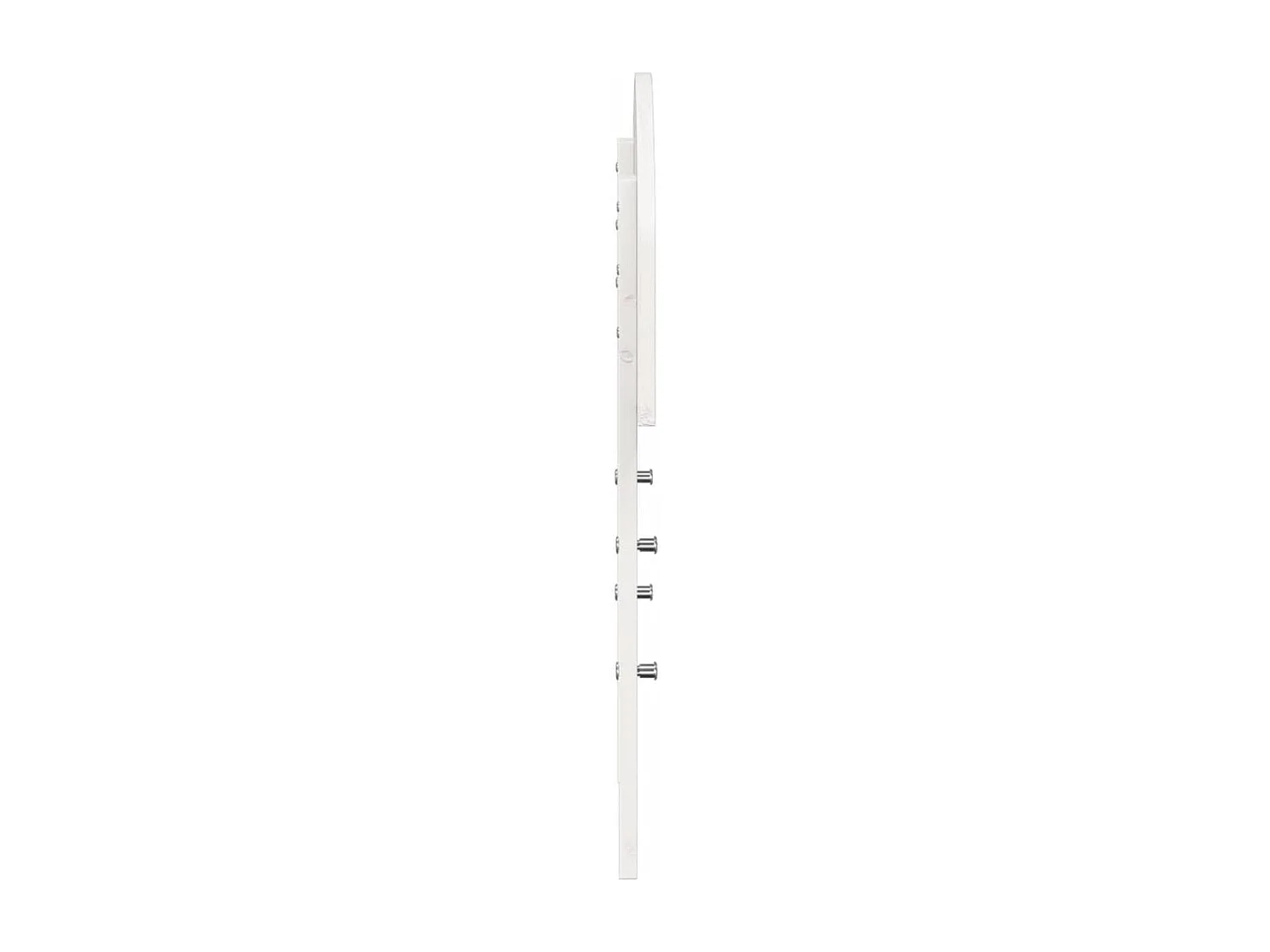 Tête de lit blanc 90 cm bois massif de pin QED25979