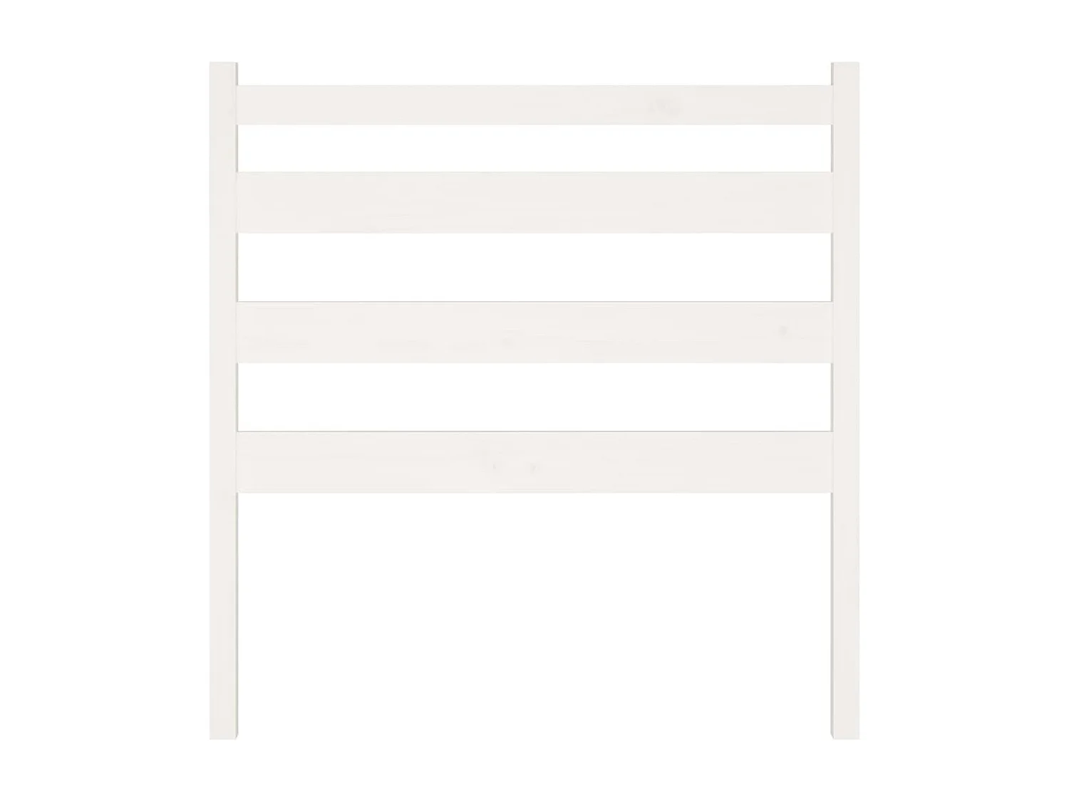 Hoofdbord 106x4x100 cm massief grenenhout wit NL308034