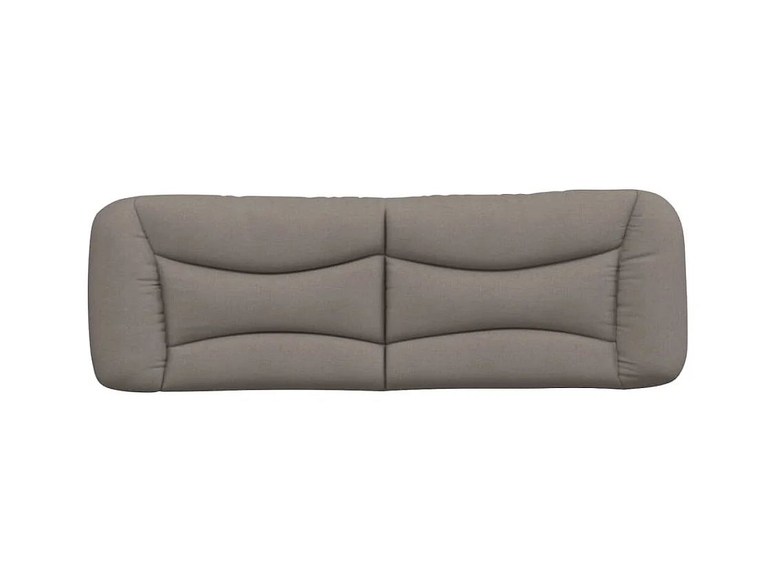 Almofadão de cabeceira 160 cm tecido cinzento-acastanhado PT467750