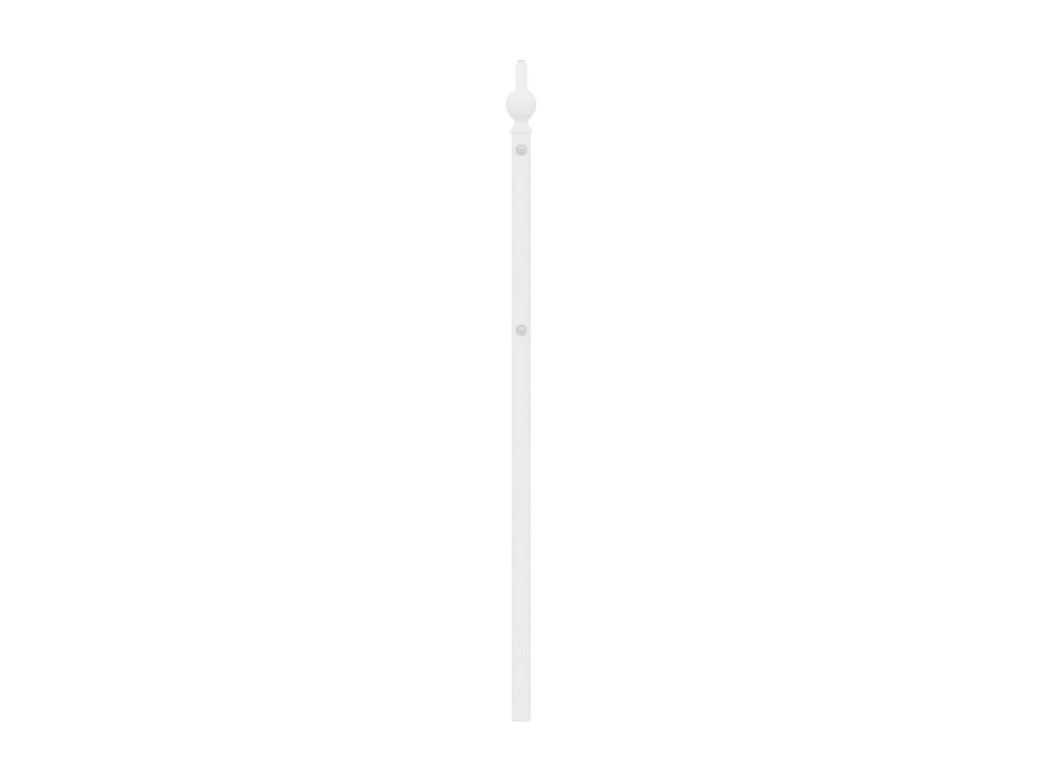 Hoofdbord 200 cm metaal wit NL502454