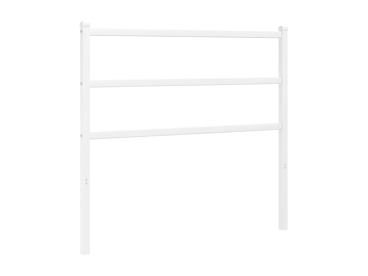 Cabeceira de cama 107 cm metal branco PT130797