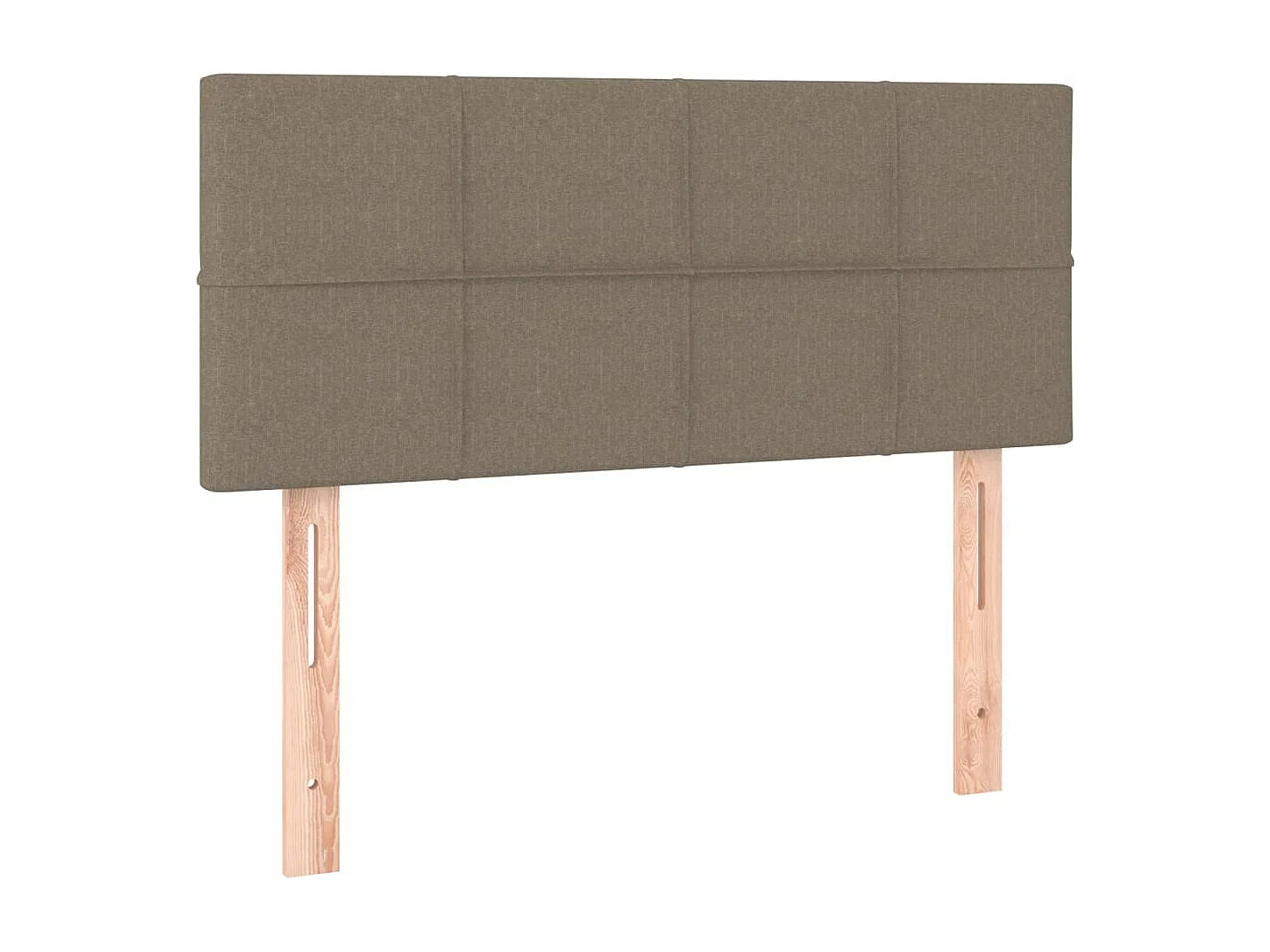 Tête de lit à LED Taupe 80x5x78/88 cm Tissu QED61882