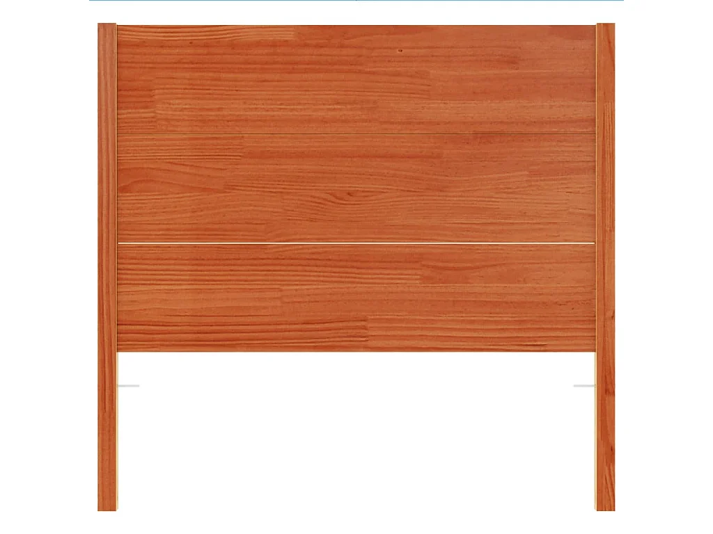 Tête de lit cire marron 100 cm bois massif de pin QED78415