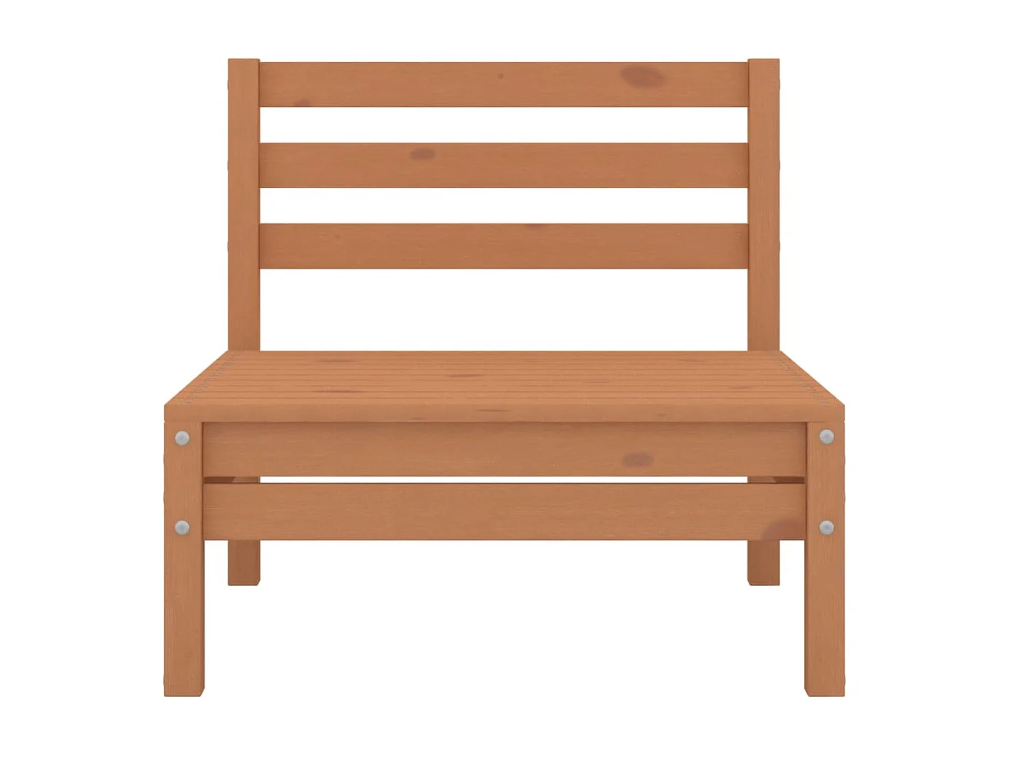 Salon de jardin 4 pcs Marron miel Bois de pin massif BE16707