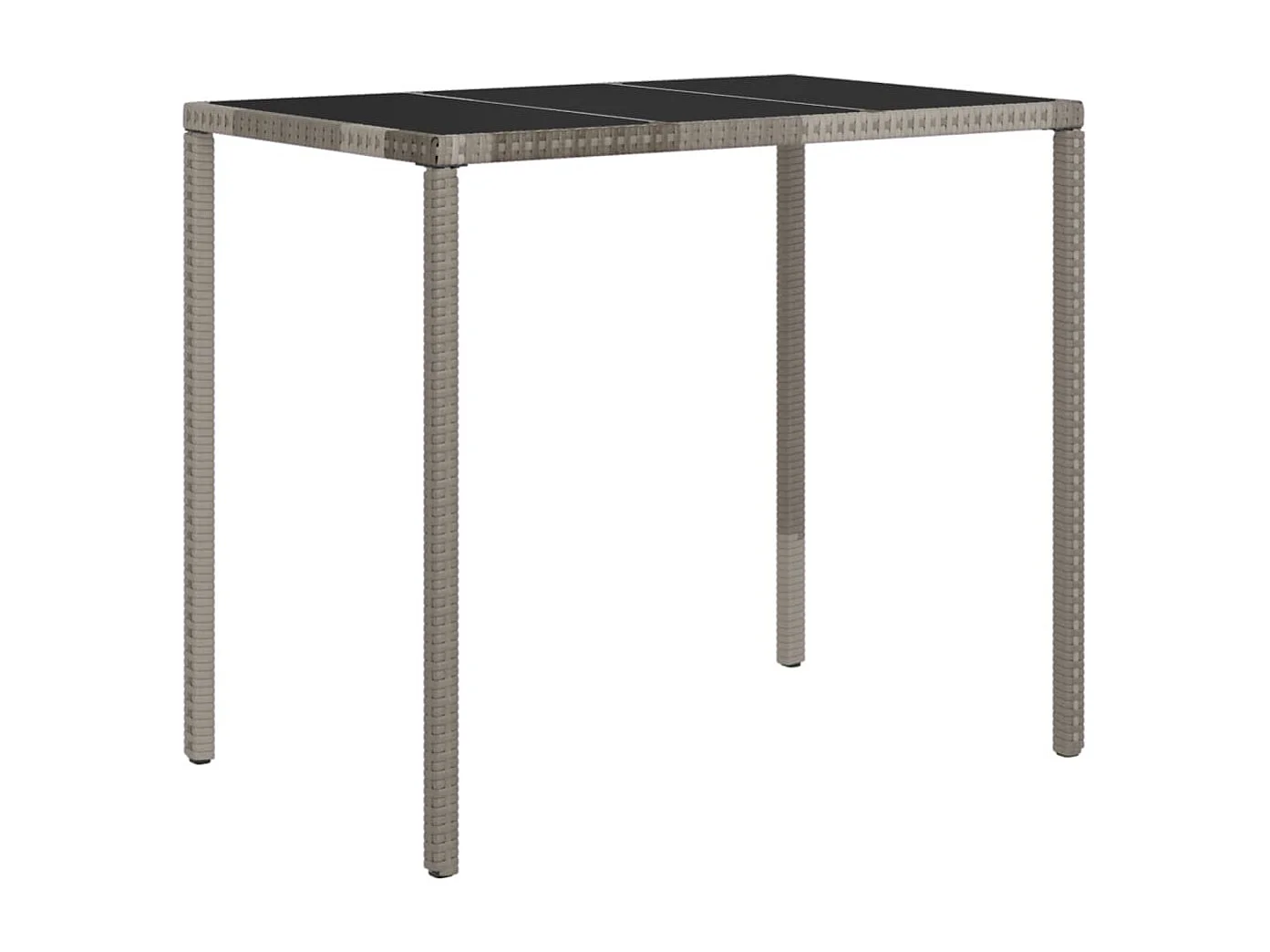 Salon de jardin 6 pcs avec coussins Gris Résine tressée SSG94213