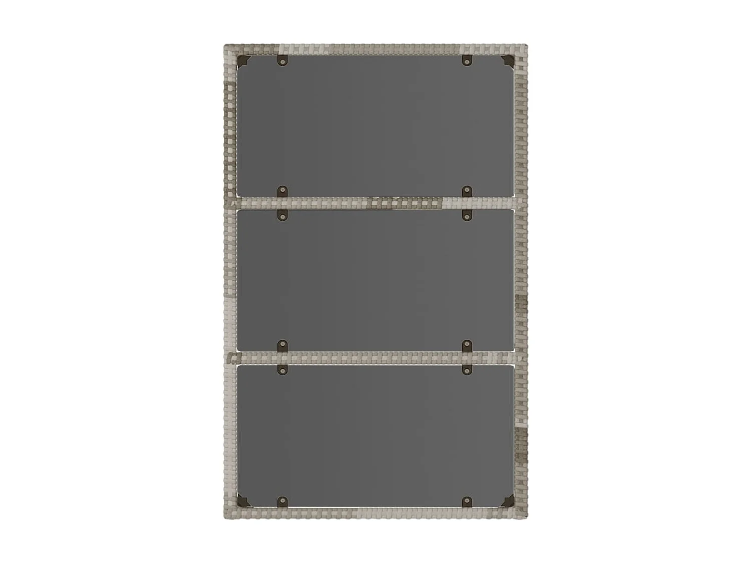 Salon de jardin 6 pcs avec coussins Gris Résine tressée SSG94213