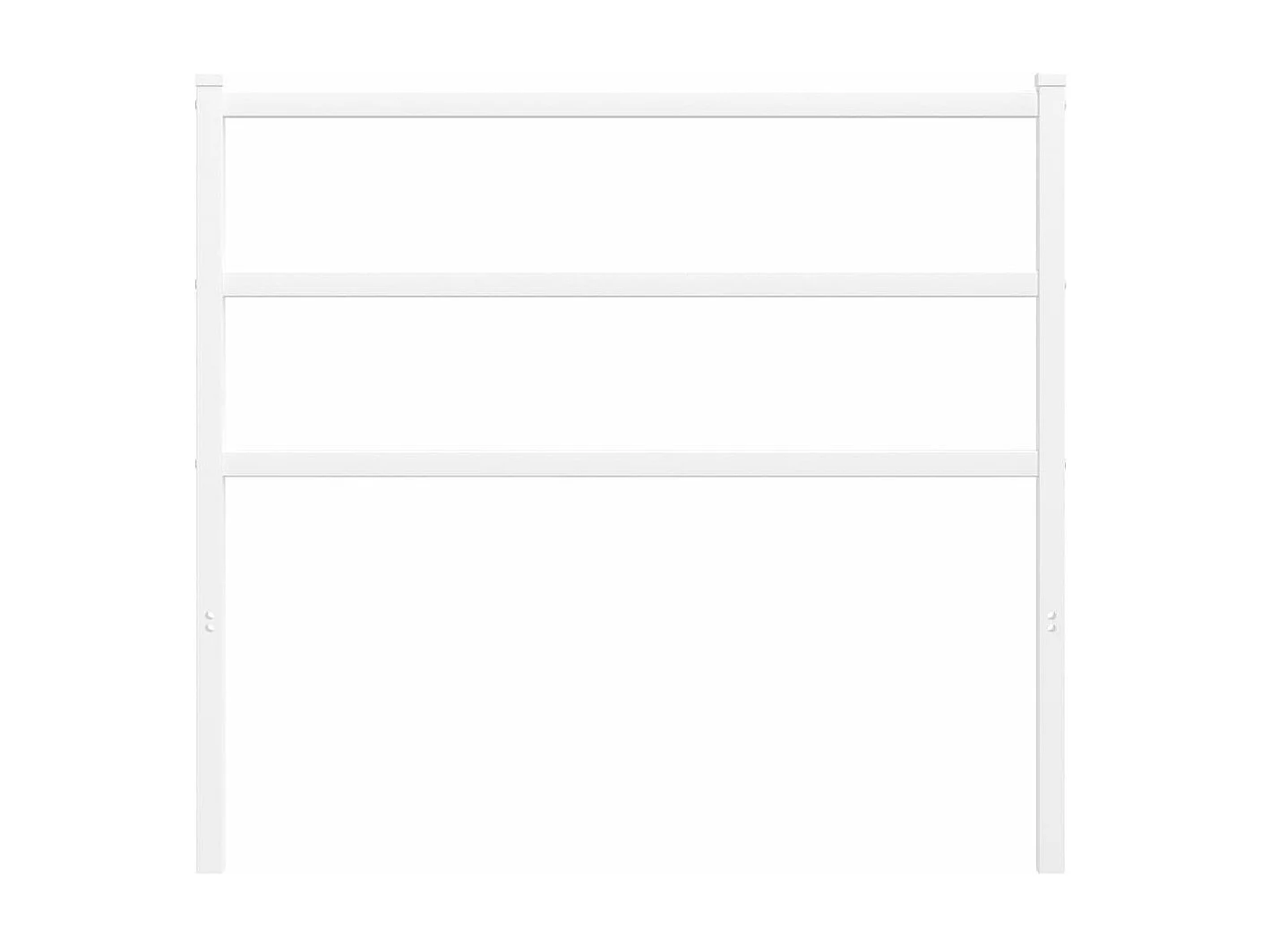 Hoofdbord 100 cm metaal wit NL432043