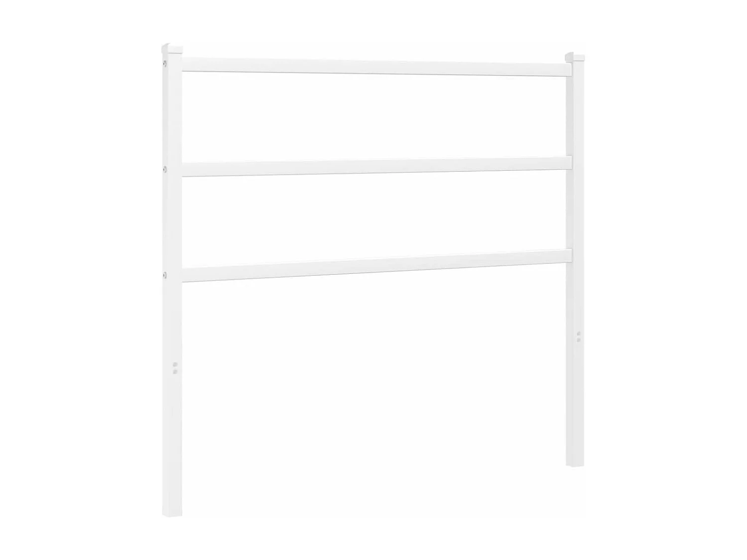 Tête de lit métal blanc 100 cm QED64365