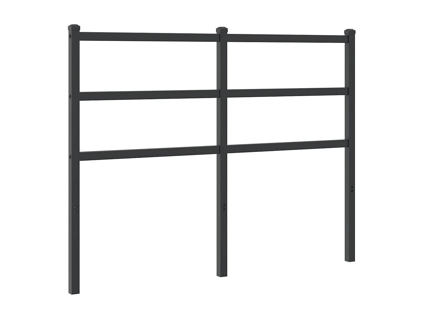 Testiera | Testata del letto in Metallo Nero 120 cm