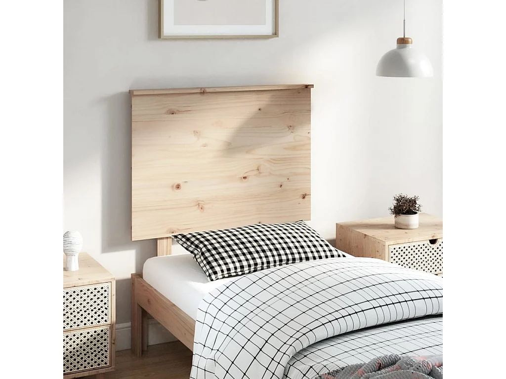 Testiera | Testata del letto per Letto 79x6x82,5 cm Legno Massello di Pino