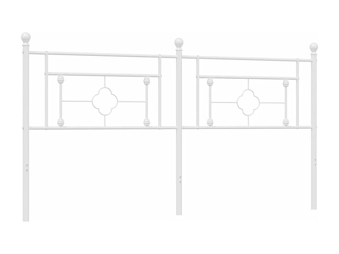 Cabecero de metal blanco 180 cm ES96153