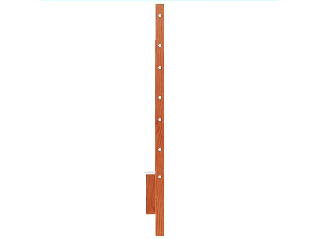 Tête de lit cire marron 180 cm bois massif de pin QED99064